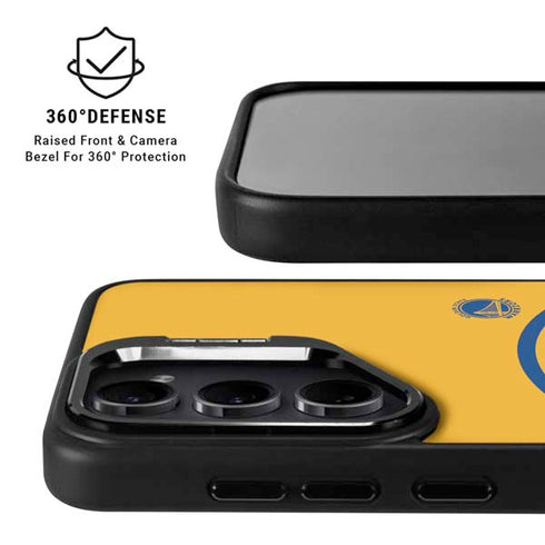 NBA Golden State Warriors Large Logo Galaxy S25 Kickstand Case